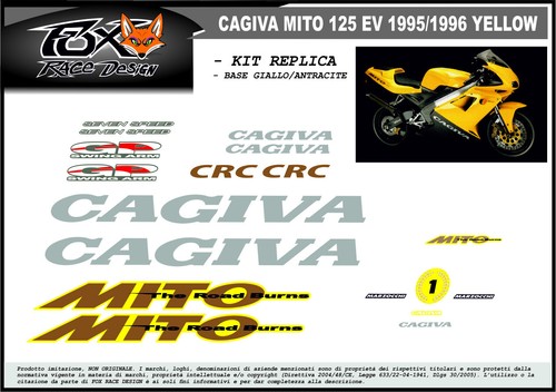 Adesivi stickers moto kit - adesivi,